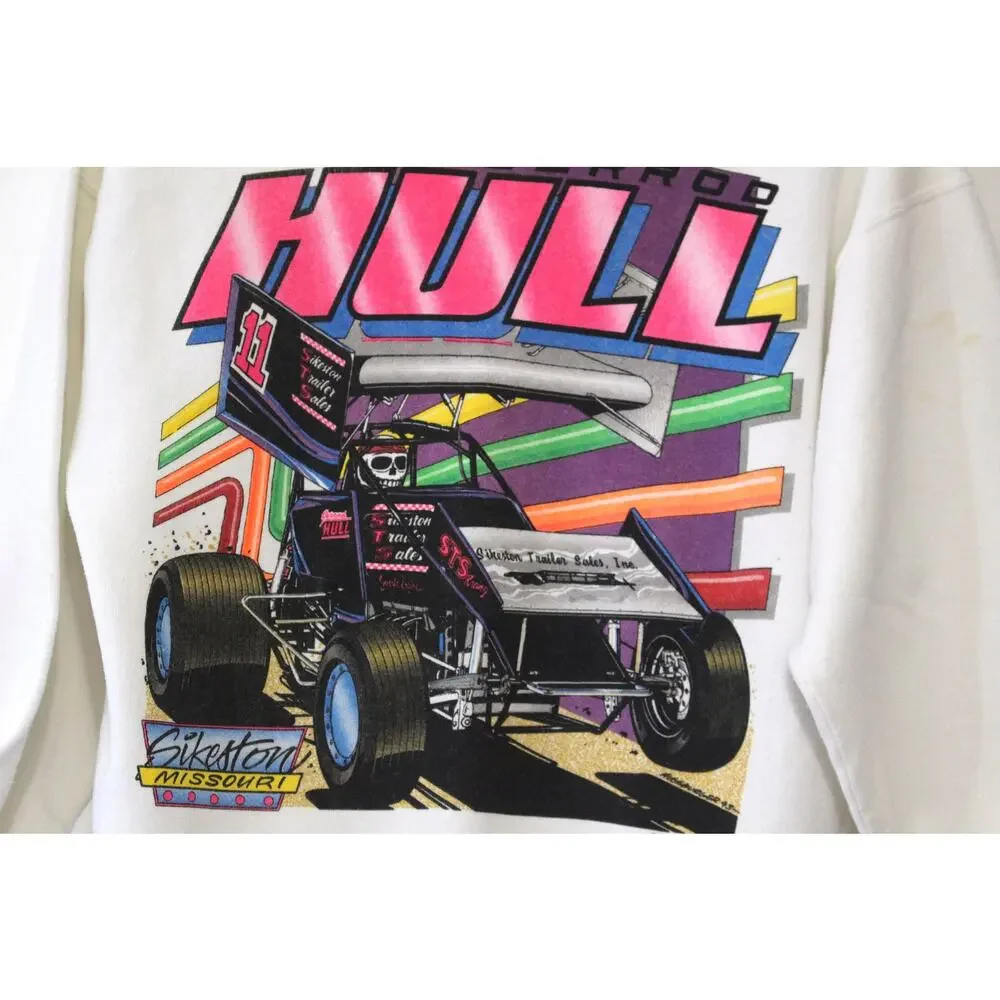 Vintage Jerrod Hull Sikeston Missouri Racing Sweatshirt Large